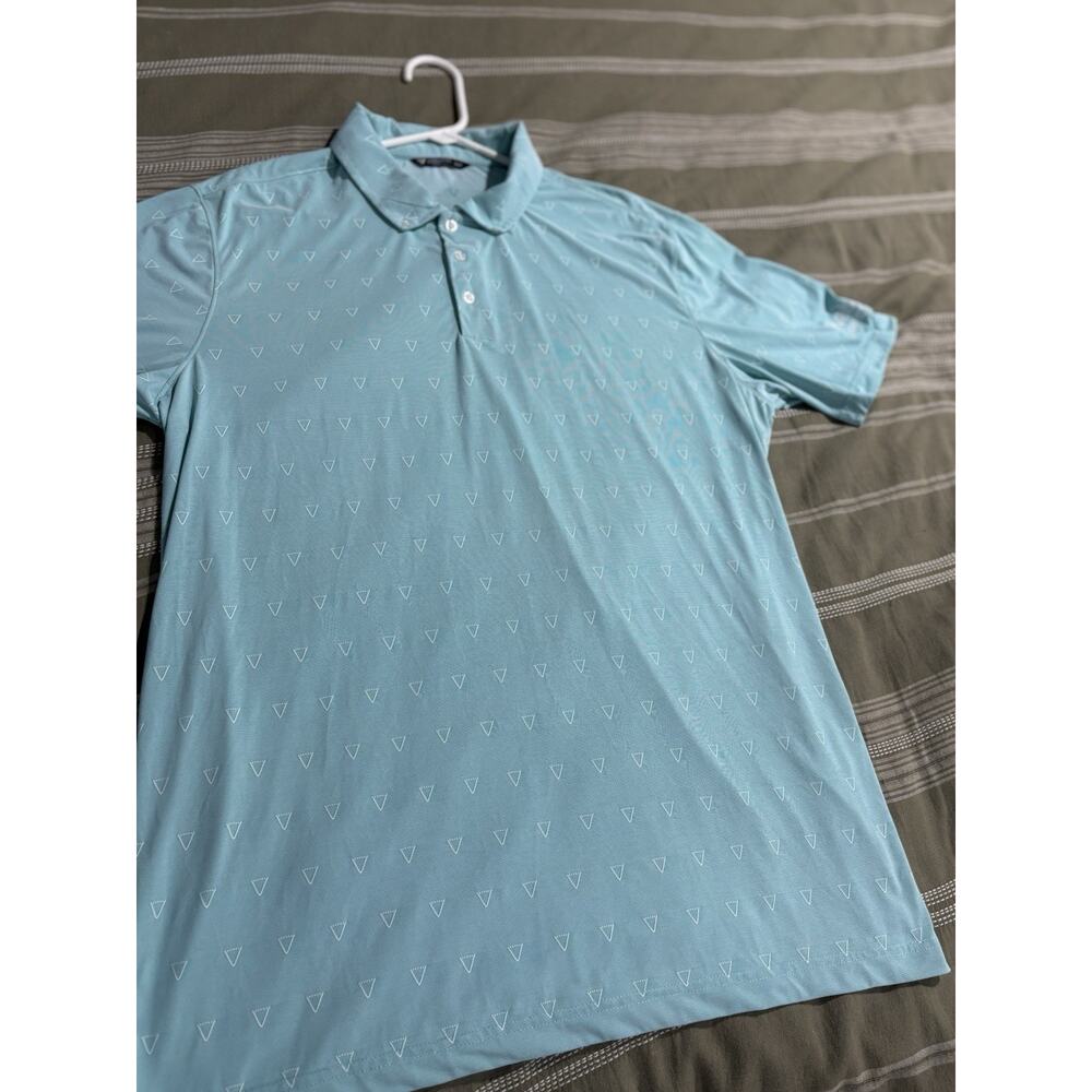 Levelwear Aqua Teal Valspar Championship Men’s Golf Polo Shirt XL